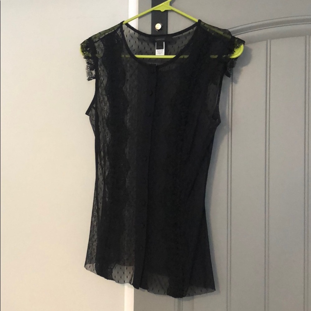 See through top, so cute!